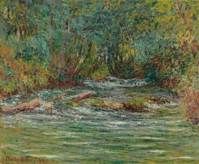 La rivière Epte à Giverny Claude Monet