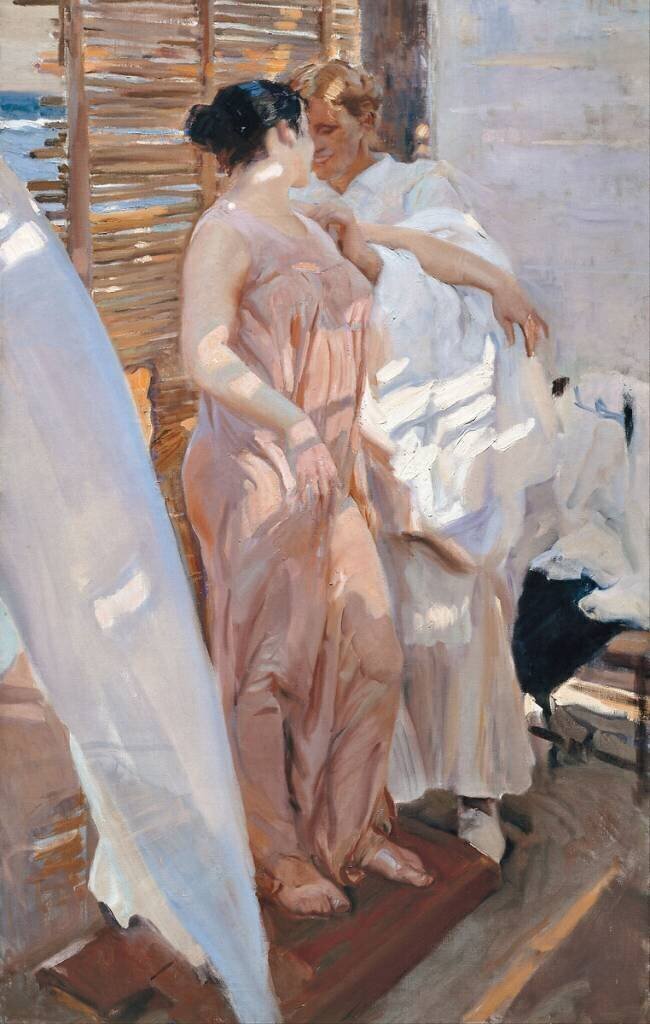 La robe rose Joaquin Sorolla y Bastida