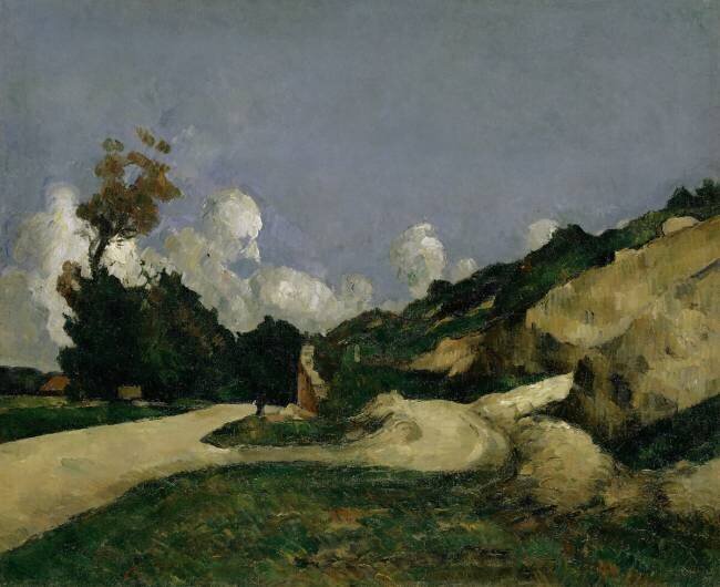 La route de campagne Paul Cézanne