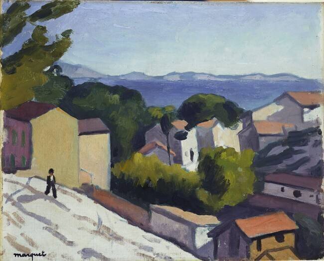 La route de l'Estaque Albert Marquet