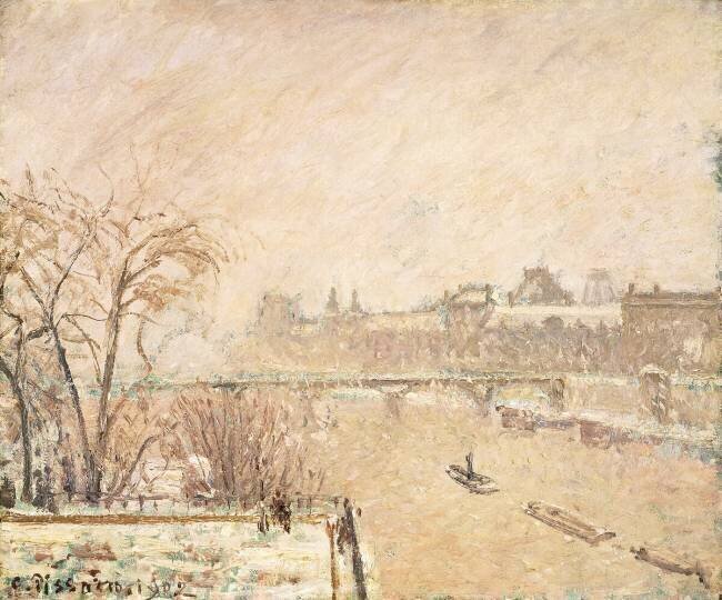 La Seine depuis le Pont-Neuf Camille Pissarro