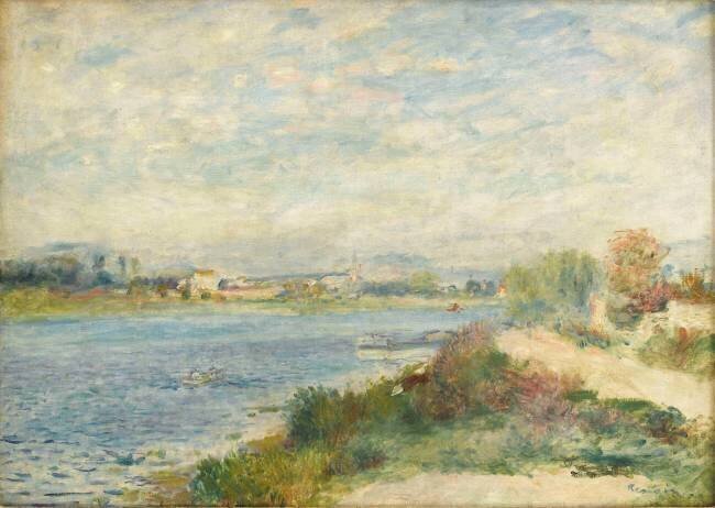 La Seine à Argenteuil Auguste Renoir