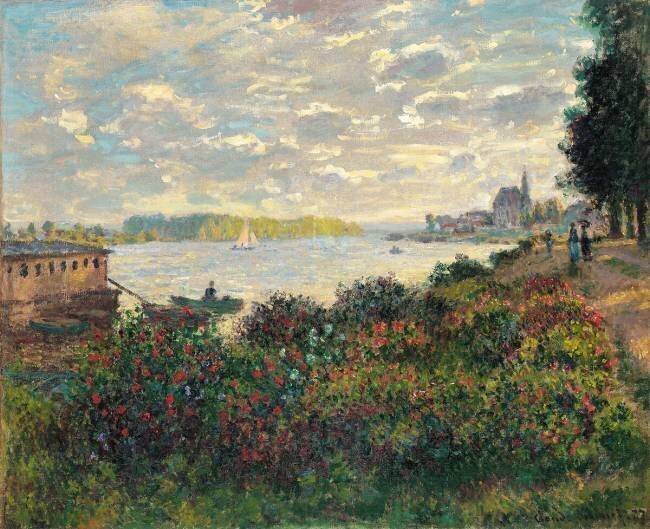 La Seine à Argenteuil Claude Monet