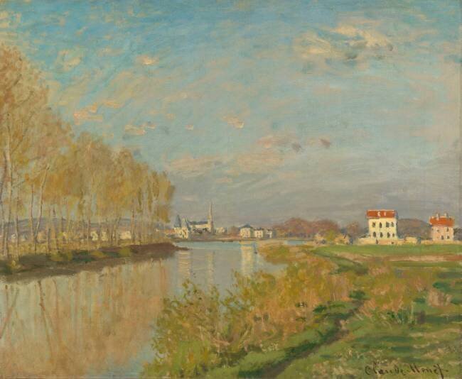 La Seine à Argenteuil Claude Monet
