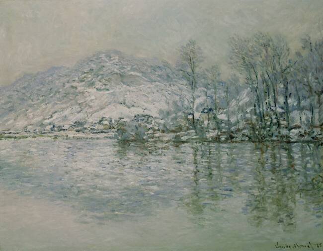 La Seine à Port Villez en hiver Claude Monet