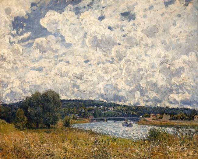 La Seine à Suresnes (Hauts-de-Seine) Alfred Sisley