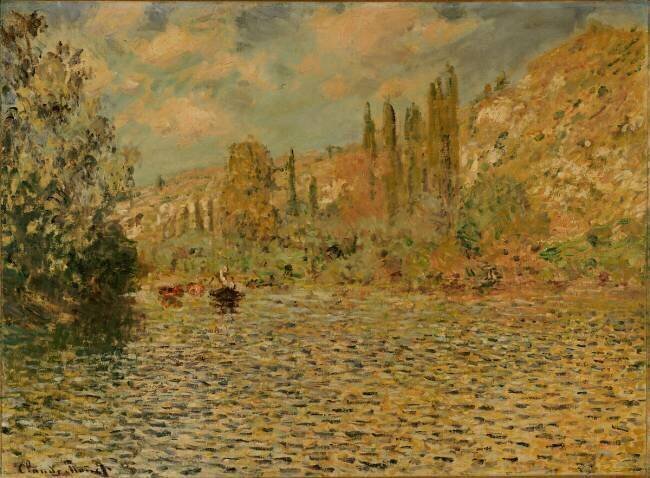 La Seine à Vetheuil Claude Monet