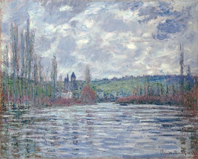 La Seine en crue à Vetheuil Claude Monet