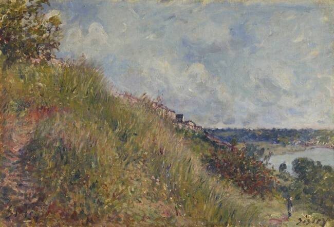 La Seine vue des coteaux de By (Seine et Marne) Alfred Sisley