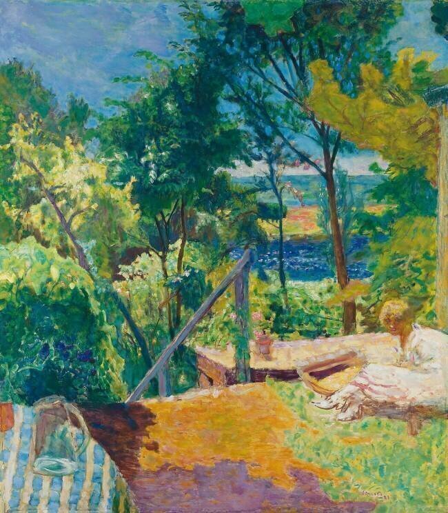 La Terrasse à Vernon Pierre Bonnard
