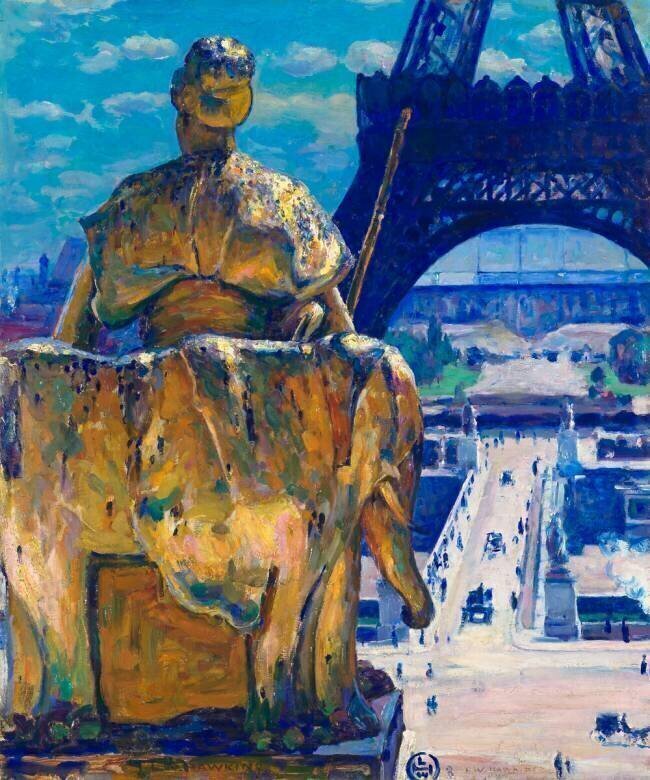 La Tour Eiffel, vue du Trocadéro Louis-Welden Hawkins