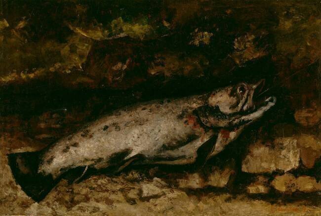 La truite Gustave Courbet