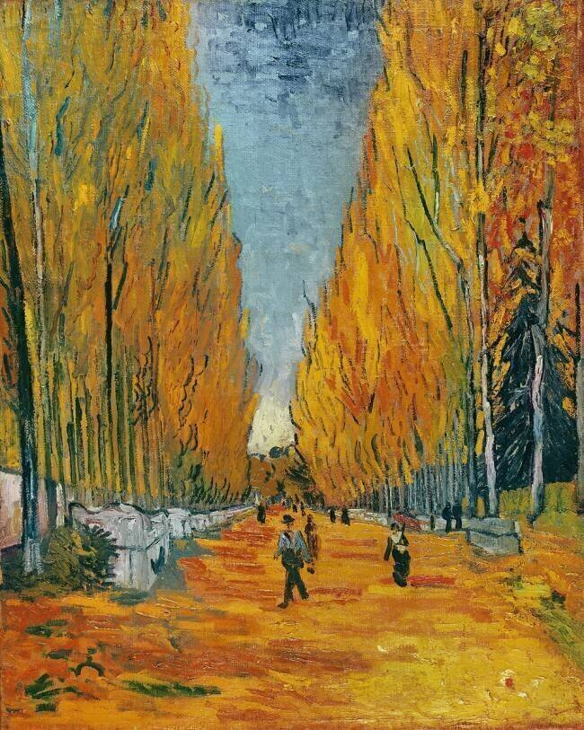L'allée des Alyscamps Vincent van Gogh