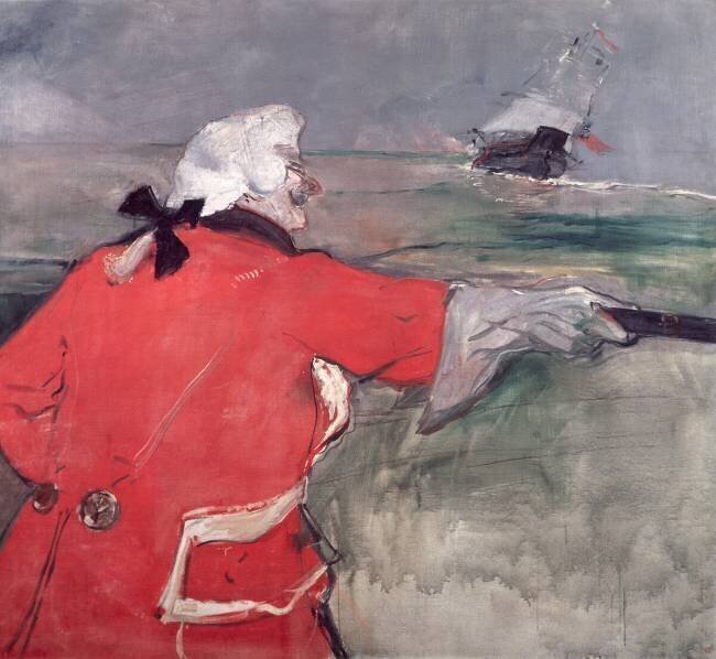 L'amiral Viaud Henri de Toulouse-Lautrec