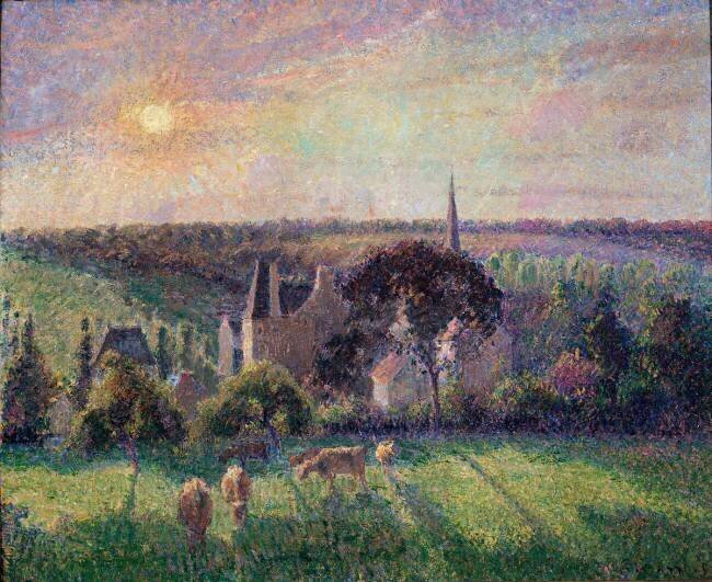 Landscape in Eragny Camille Pissarro