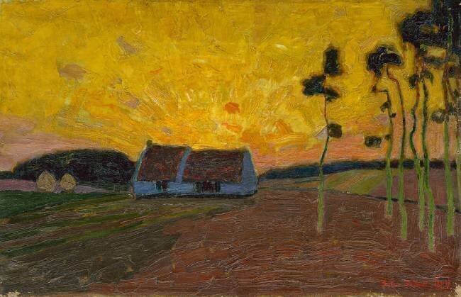 Landscape in Sint-Martens-Latem 