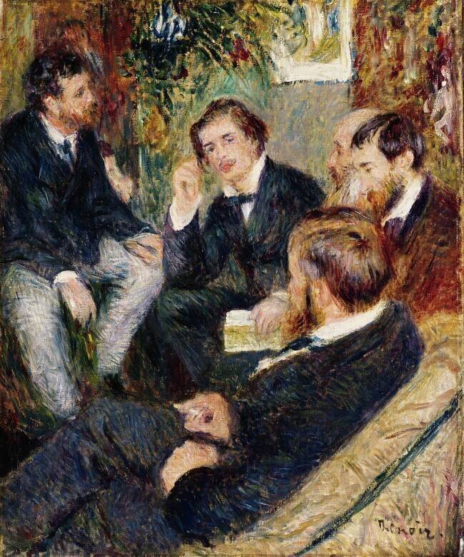 L'atelier de l'artiste Auguste Renoir
