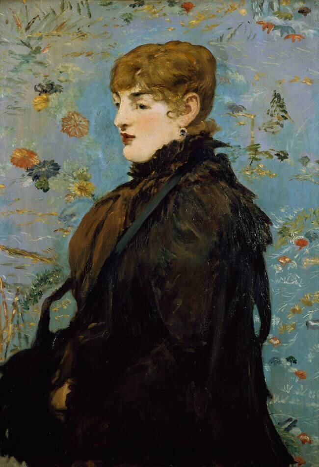 L'Automne ou portrait de Mery Laurent (Anne Rose Louviot dite (1849-1900) Edouard Manet