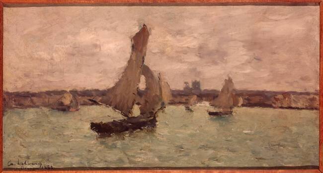 L'avant-port de Dieppe Albert Lebourg