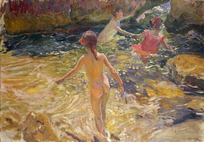 Le bain Joaquin Sorolla y Bastida
