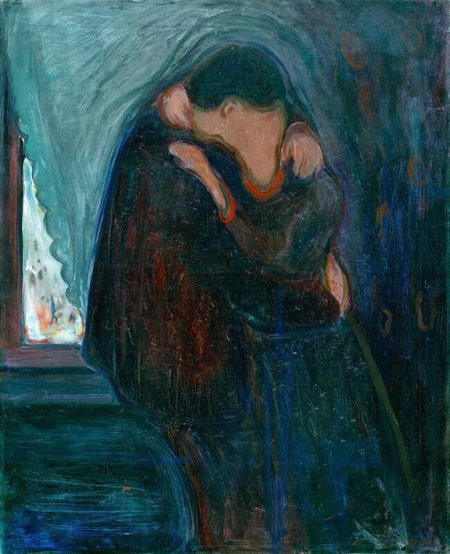 Le baiser Edvard Munch