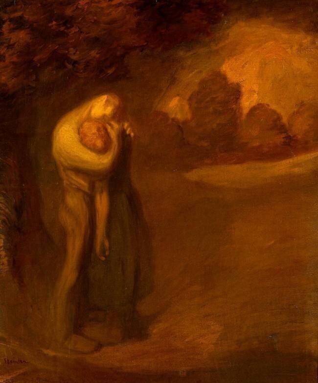 Le baiser Théophile Alexandre Steinlen