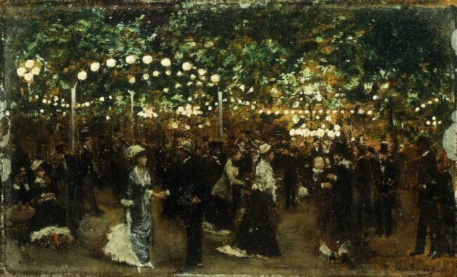 Le bal Mabile Jean Béraud