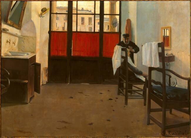 Le barbier de Puigcerdà Santiago Rusiñol