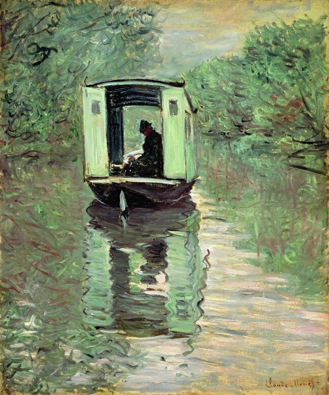 Le bateau atelier Claude Monet