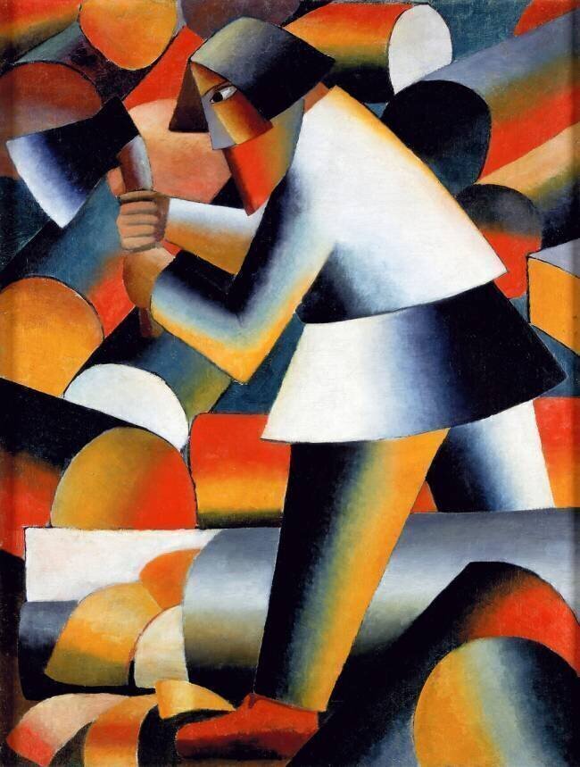 Le bûcheron Kazimir Malevitch