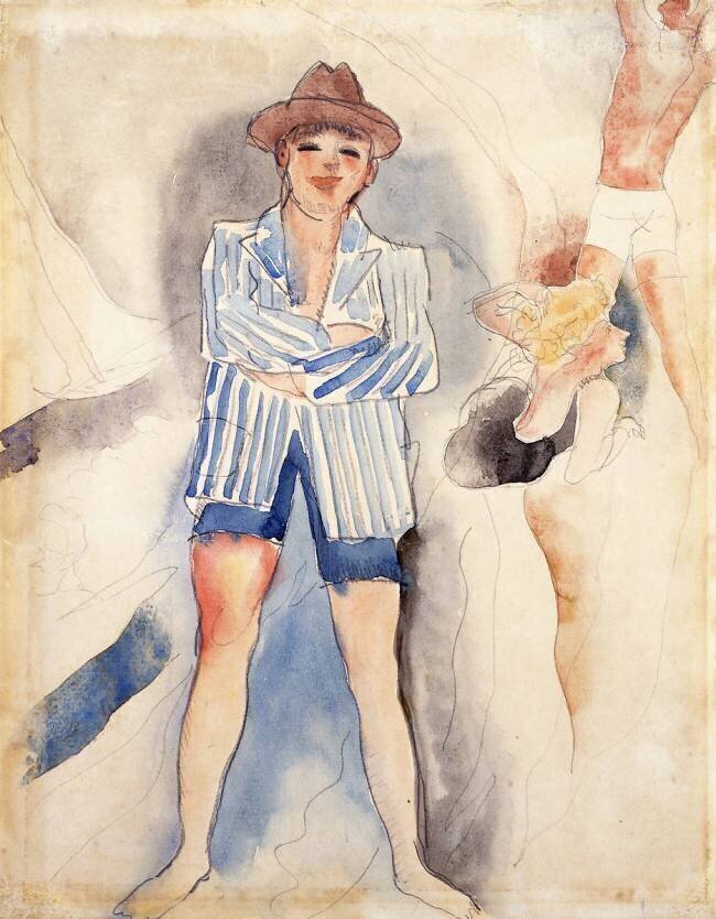Le Blazer rayé Charles Demuth