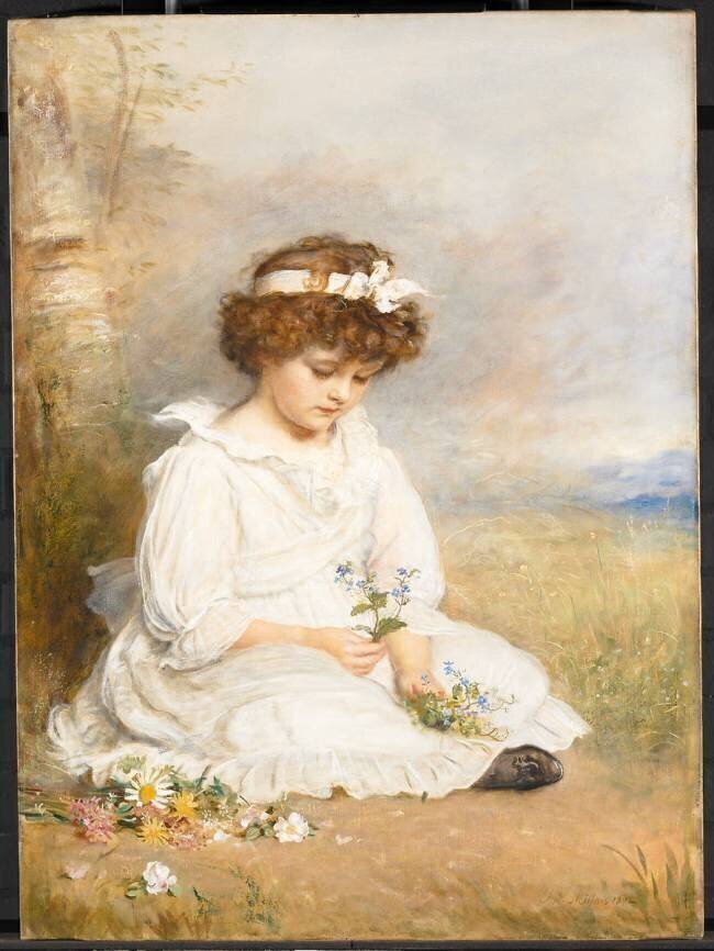 Le Bleu Chéri de la Petite Véronique John Everett Millais