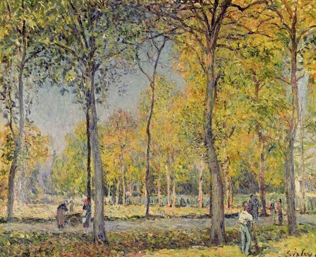 Le Bois de Boulogne Alfred Sisley