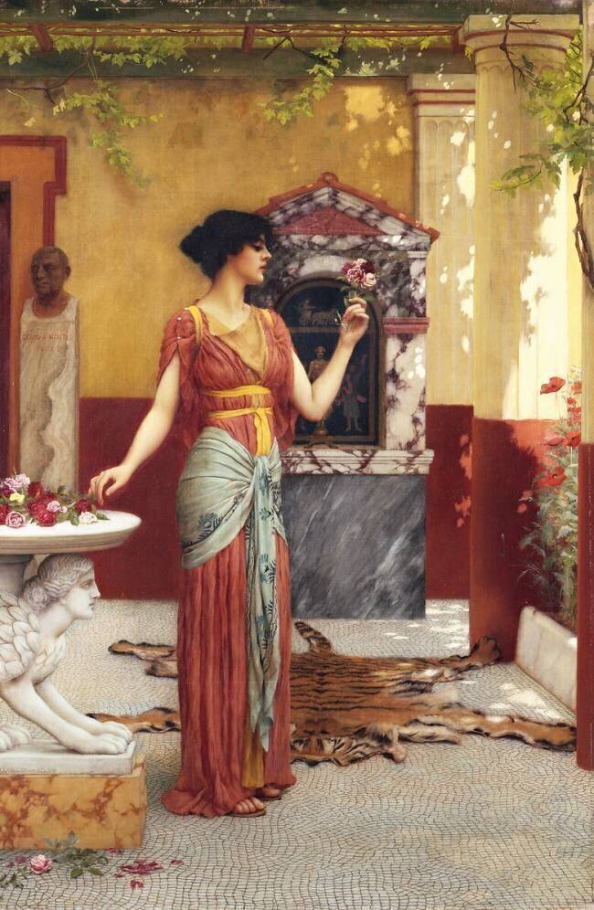 Le bouquet John William Godward