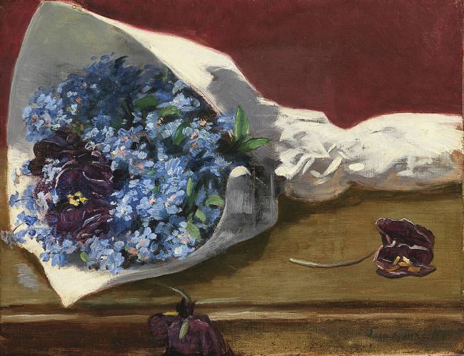 Le bouquet de fleurs Eva Gonzales