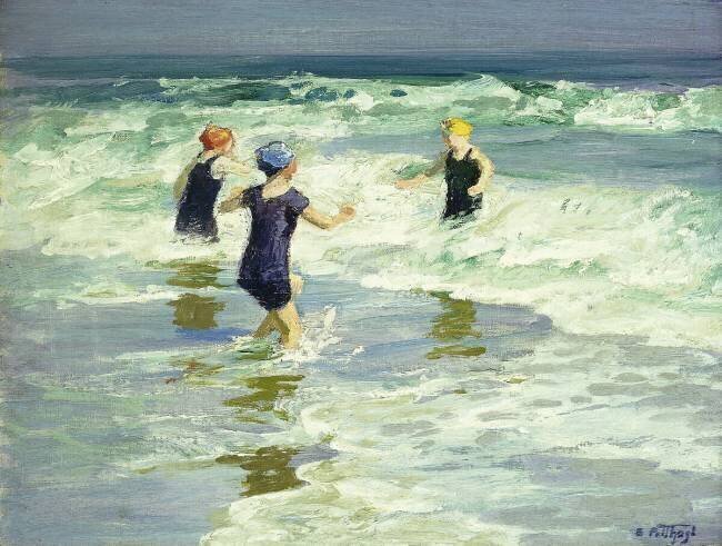 Le brelan Edward Henry Potthast