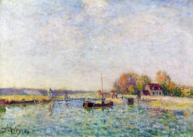 Le canal Alfred Sisley