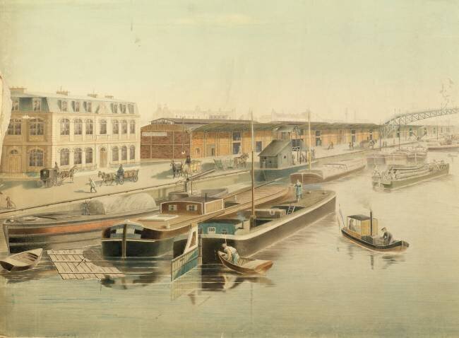 Le canal Saint-Martin Jozefowicz