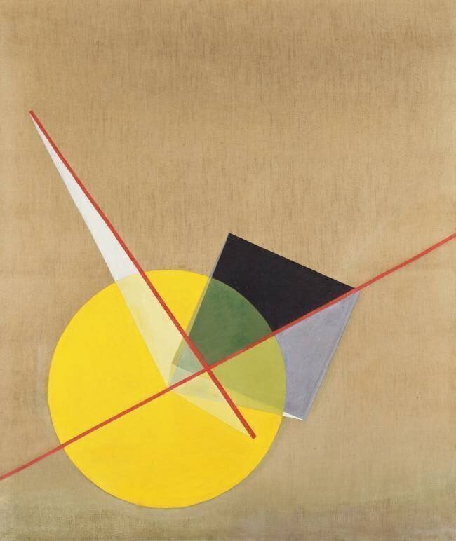 Le Cercle Jaune Laszlo Moholy-Nagy