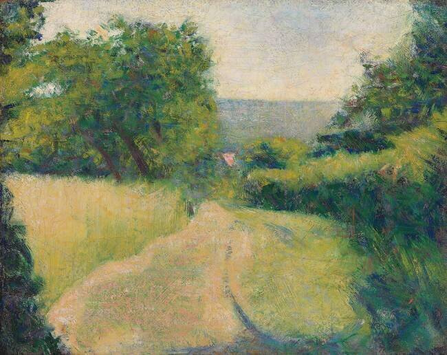 Le chemin creux Georges Seurat