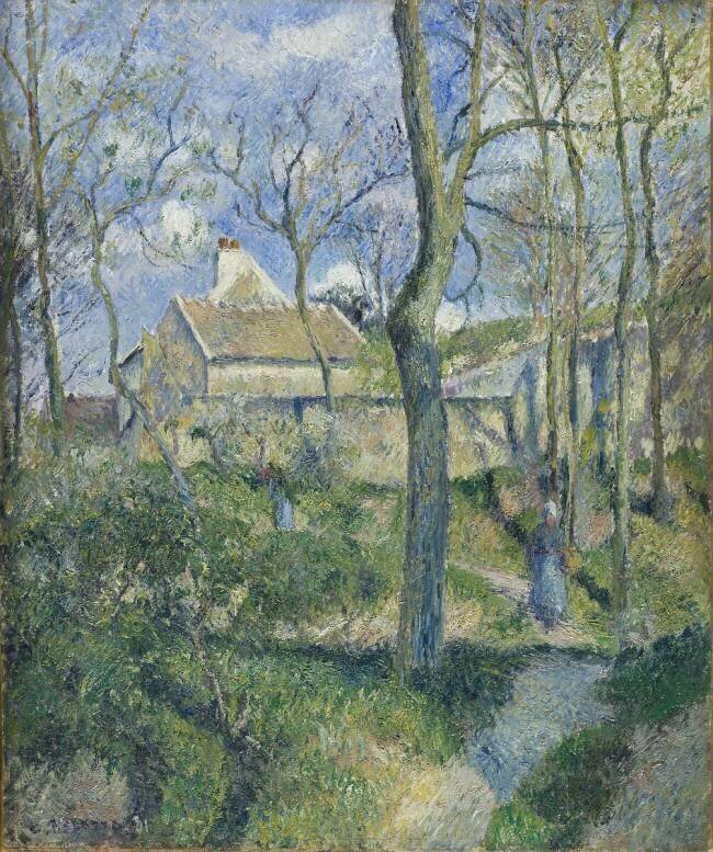 Le chemin des Pouilleux Camille Pissarro