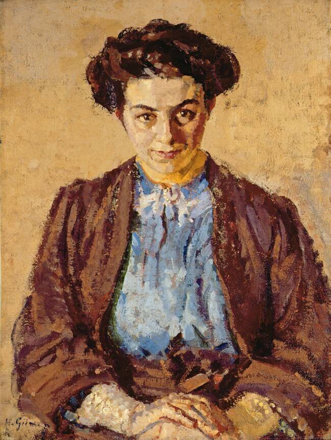 Le chemisier bleu Harold Gilman