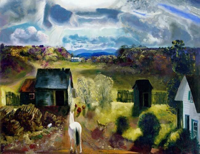 Le cheval blanc George Wesley Bellows
