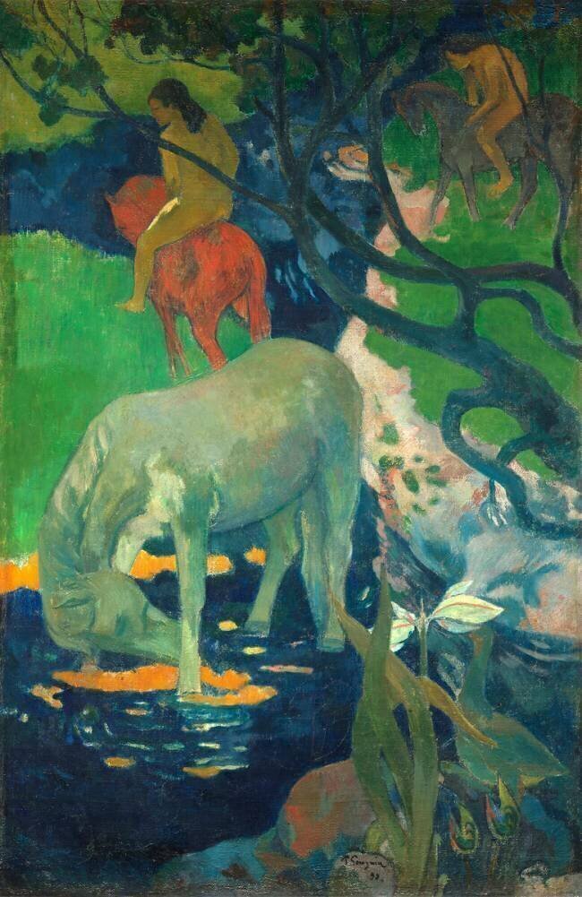 Le Cheval blanc Paul Gauguin