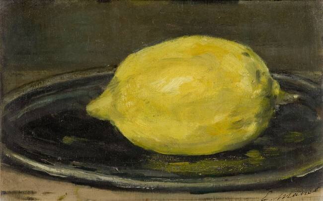 Le citron Edouard Manet