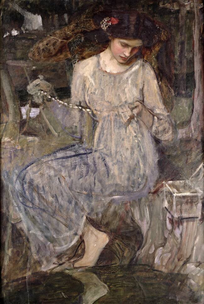 Le collier John William Waterhouse