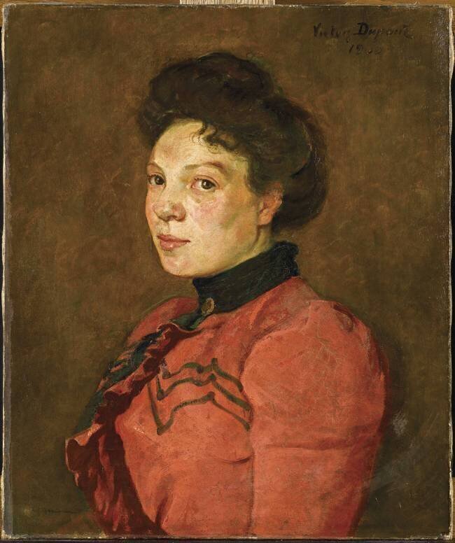 Le corsage rouge Victor Dupont