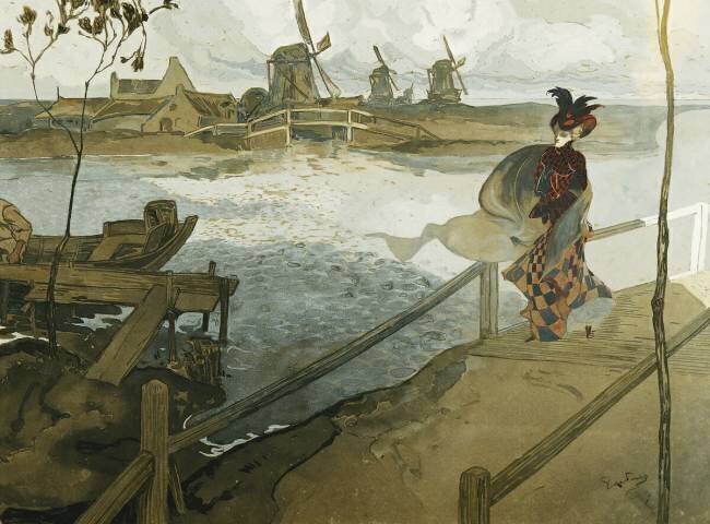 Le coup de vent Georges de Feure