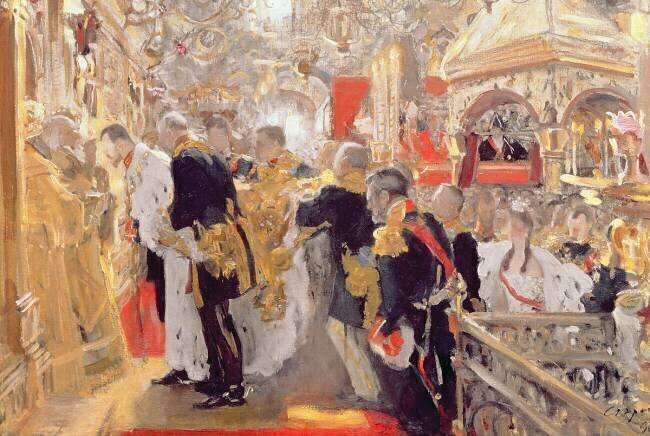 Le couronnement de l'empereur Nicolas II Valentin Serov