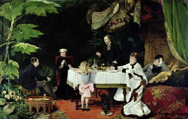 Le déjeuner au Conservatoire Louise Abbéma